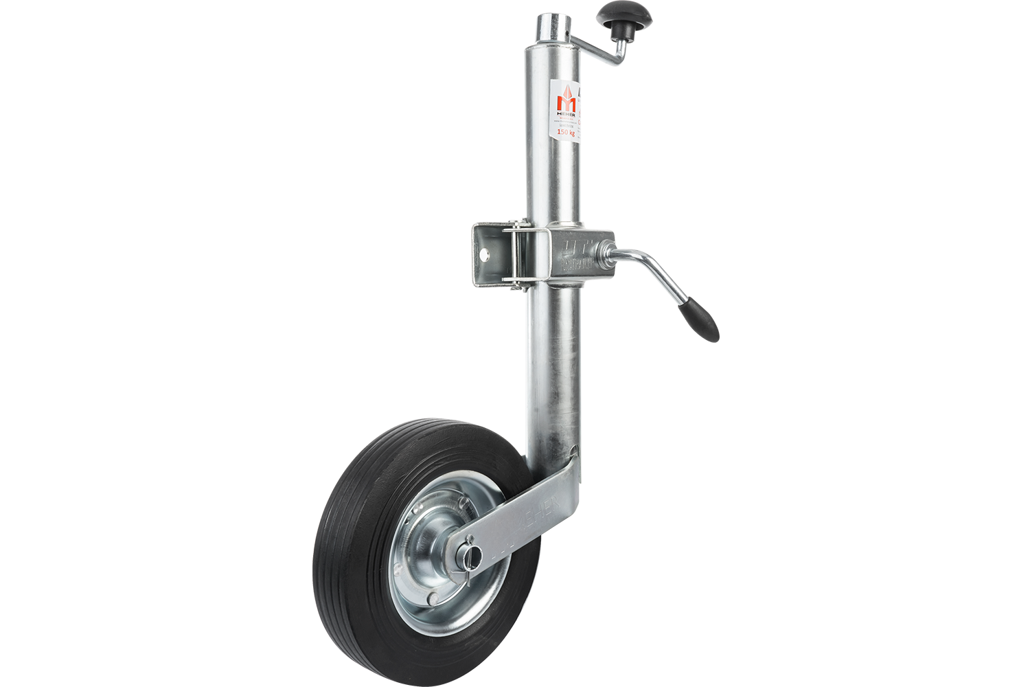 PKW Anhänger Stützrad Anhängerstützrad Stütze Halter verzinkt mit Spindel  150 kg